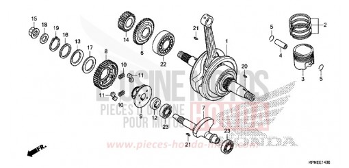 VILEBREQUIN/PISTON GLR1251WHH de 2017